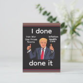 I Done Done It Postcard ポストカード (スタンド正面)