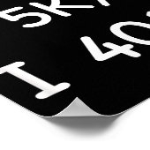 I Don't 5k; I 401k Funny Retiree  ポスター (角)