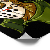 I Dont Always Ch Ch Ch Lazy Halloween Costume Horr ポスター (角)