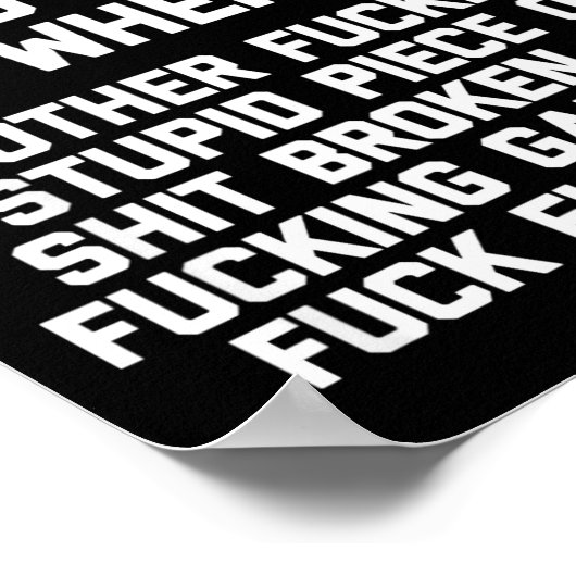 I Don't Always Die In Video Games Funny Saying Gam ポスター (角)