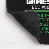 I Don't Always Die When Playing Video Games Contro マウスパッド (コーナー)