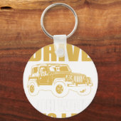 i don't always drive oh wait yes i do JEEP WRANGER キーホルダー (正面)