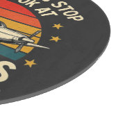 I Don't Always Stop And Look At Planes カッティングボード (角)