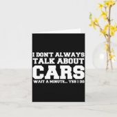 I Don't Always Talk About ... Car Detailing &amp;  カード (黄色い花)