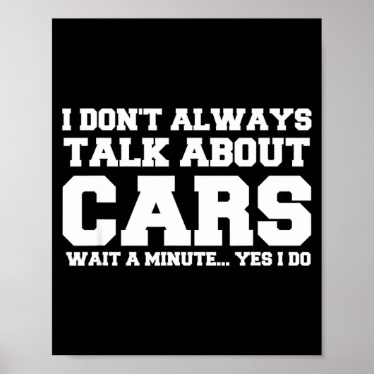 I Don't Always Talk About ... Car Detailing &amp;  ポスター (正面)