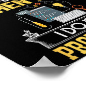 I Don't Always Test My Code - Only In Prod Funny C ポスター (角)