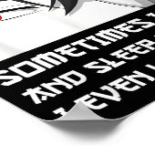 I Don't Always Watch Anime Sometimes I Eat And Sle ポスター (角)