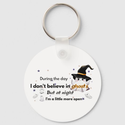 I don't believe in Ghosts Halloween fun キーホルダー (裏面)