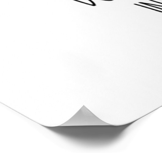 I Don't Believe In Humans ポスター (角)