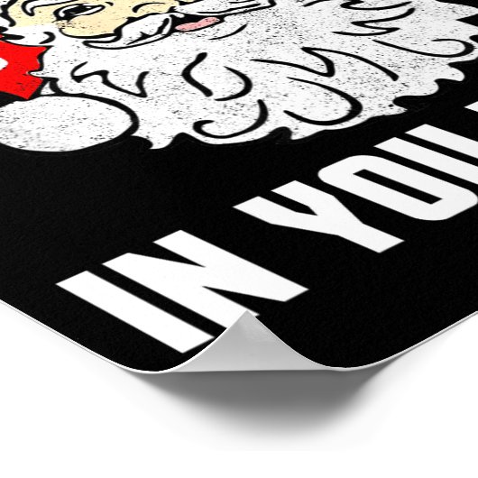 I Don't Believe In You Either - Funny Christmas  ポスター (角)