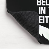 I Don't Believe In You Either Funny Santa Christma マウスパッド (コーナー)