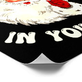 I Don't Believe In You Either, Funny Santa Claus Q ポスター (角)