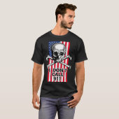 I Don't Call 911, USA Flag Pro Gun Rights 2nd Amen Tシャツ (正面フル)