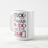 I dont care コーヒーマグカップ (正面左)