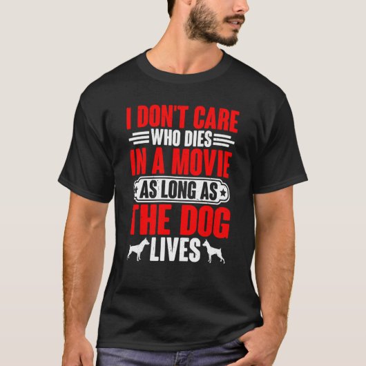 I Don't Care As Long As The Dog Lives Swea Tシャツ (正面)