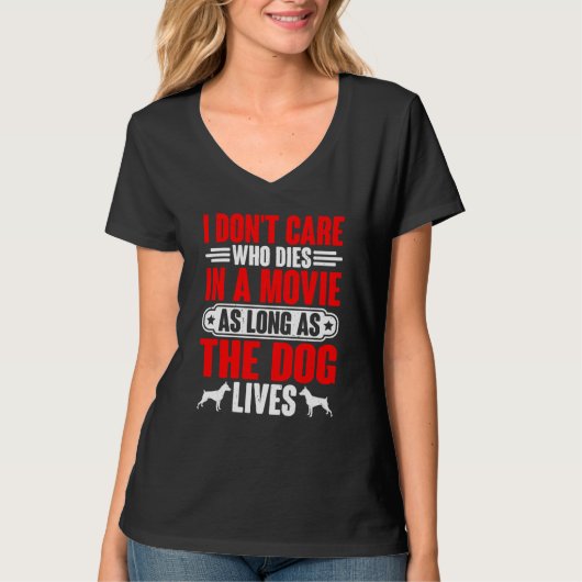 I Don't Care As Long As The Dog Lives Swea Tシャツ (正面)