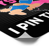 I Don't Chase Boys I N Them Wrestling Girls  ポスター (角)