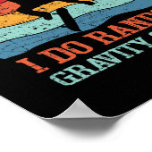 I Don't Crash Do Random Gravity Checks Funny Skate ポスター (角)