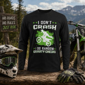 I Don't Crash I Do Random Gravity Checks Retro  トライブレンドＴシャツ