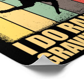 I Don't Crash I Do Random Gravity Checks Skateboar ポスター (角)