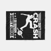 I Don't Crash I Do Random Onewheel Gravity Checks  フリースブランケット (正面(横))