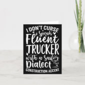I Don't Curse I Speak Fluent Trucker With A Sailor カード (正面)