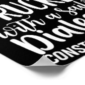 I Don't Curse I Speak Fluent Trucker With A Sailor ポスター (角)