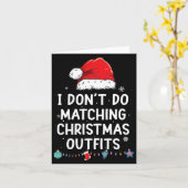 I Don't Do Matching Christmas Outfits But I Do Xma カード (黄色い花)