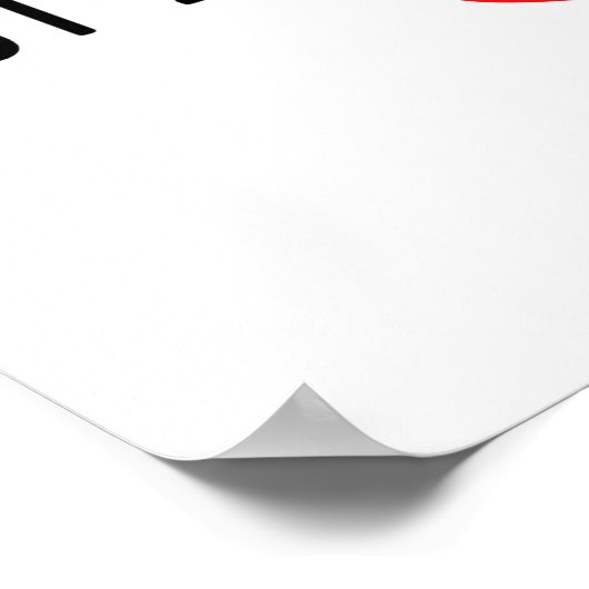 I Don't Do Matching Hearts Valentines Day Couples ポスター (角)