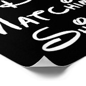 I Dont Do Matching Shirts Funny Couples  ポスター (角)