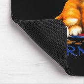 I Don't Do Mornings , Tee Shirt, Cat ,cup Of Coffe マウスパッド (コーナー)