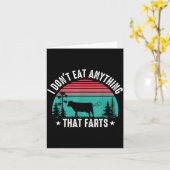 I Don't Eat Anything That Farts カード (黄色い花)