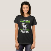 I Don't Eat Anything That Farts Vegan Vegetarian C Tシャツ (正面フル)