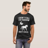 I Don't Fall I Do Random Gravity Checks Horse Vaul Tシャツ (正面フル)