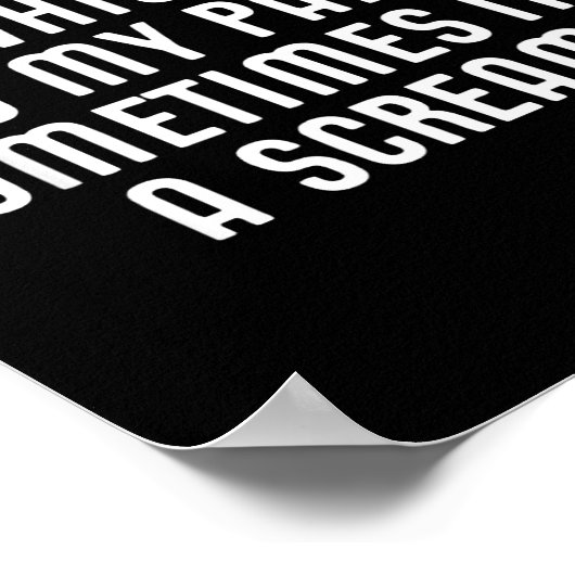 I Don't Fart I Whisper Into My Panties Funny  ポスター (角)