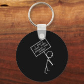 I Don't Feel Like People-ing Today  キーホルダー (正面)