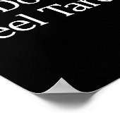 I Don't Feel Tardy -  ポスター (角)