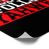 I Don't Follow Y'all Way I Follow Yahweh Christian ポスター (角)