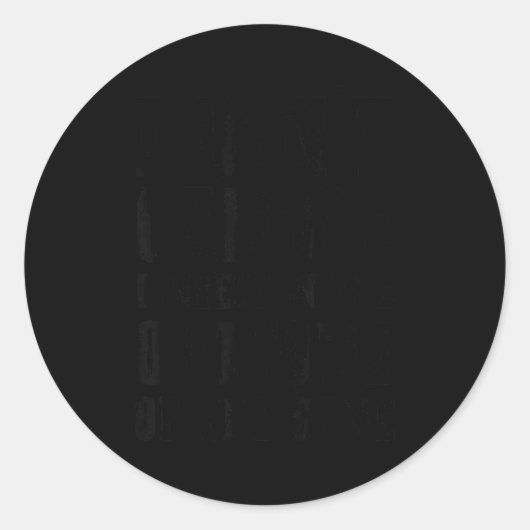 I Don't Gamble I Invest In The Outcome Of The Game ラウンドシール (正面)