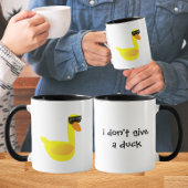 I don't give a Duck Humor マグカップ