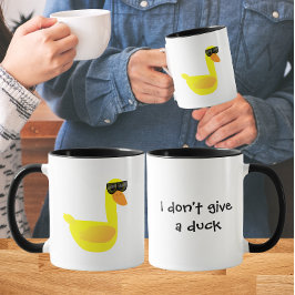 I don't give a Duck Humor マグカップ