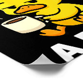 I Don't Give A Duck Lover Funny Duck Owner Rude I  ポスター (角)