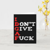 I Don't Give A For  カード (黄色い花)