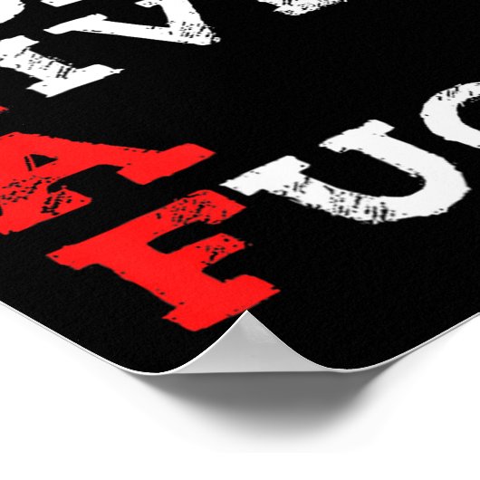 I Don't Give A For  ポスター (角)