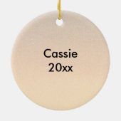 I Don't Give a Hoot Owl Custom セラミックオーナメント (裏面)