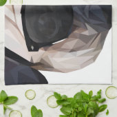 I Don't Give a Pug キッチンタオル (折り畳み)