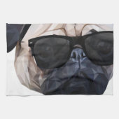 I Don't Give a Pug キッチンタオル (横)