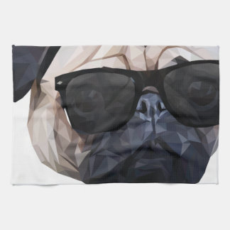 I Don't Give a Pug キッチンタオル