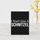 I Don't Give A Schnitzel - カード (黄色い花)