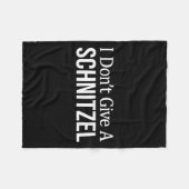 I Don't Give A Schnitzel - フリースブランケット (正面(横))